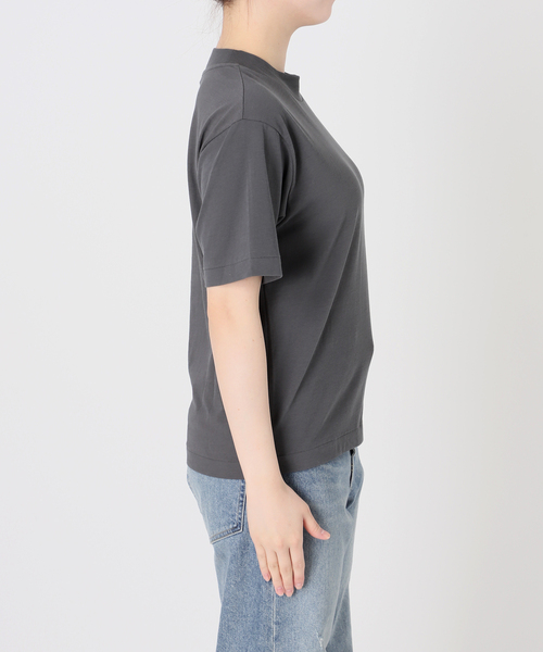 エイトン FRESCA NUBUCK MOCKNECK Tシャツ FRAMeWORK｜ATON/エイトン FRESCA NUBUCK MOCKNECK Tシャツ