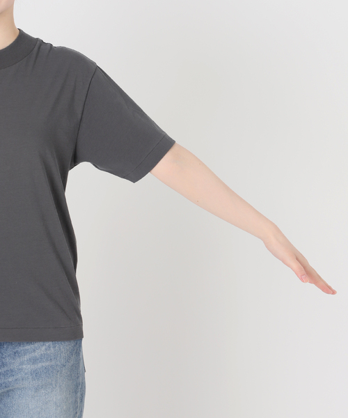 エイトン FRESCA NUBUCK MOCKNECK Tシャツ FRAMeWORK｜ATON/エイトン FRESCA NUBUCK MOCKNECK Tシャツ
