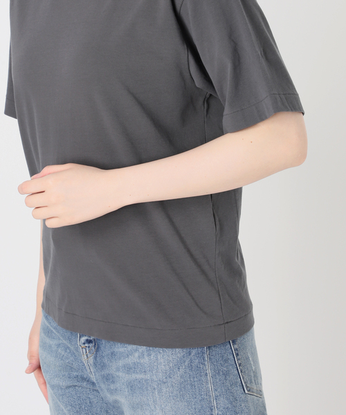 FRAMeWORK tシャツ ATON/エイトン FRESCA NUBUCK MOCKNECK T