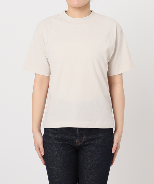 FRESCA NUBUCK | MOCKNECK T-SHIRT – ATON | エイトン