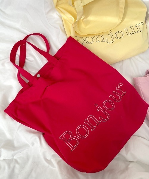 トートバッグ Bonjour logo tote レディース : ZOZOTOWN Yahoo!店