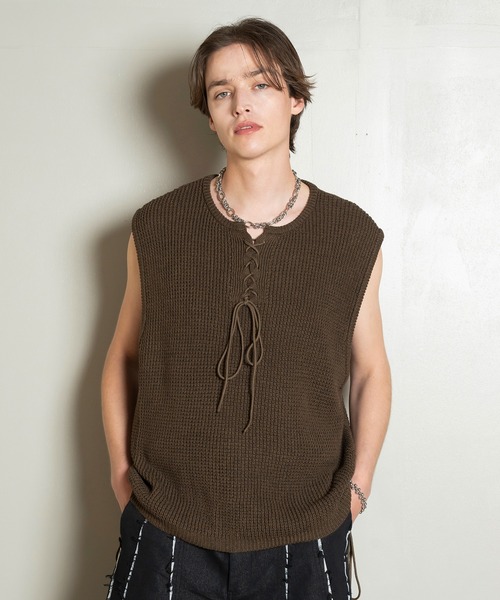 Forte タンクトップ West Side Modern Summer Mesh Vest/ウエスト