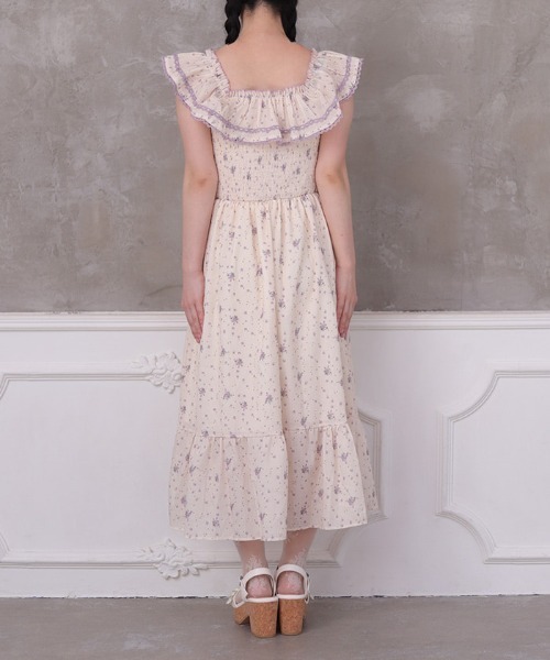 今日削除‼️白 花柄 ワンピース パワーネット アクシーズファム 系 axes femme ワンピース 花柄ワンピース : ZOZOTOWN Yahoo!店 - 通販