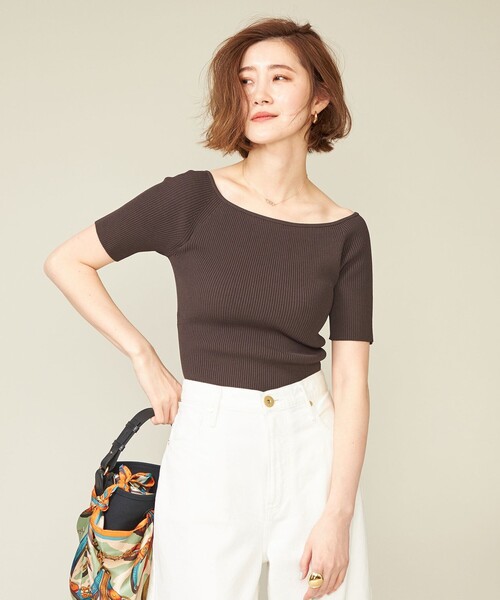 NICENICE MOMENT OPEN SHOULDER SHELL 黒 S NICENICE MOMENT open shoulder shell 黒 3 - メルカリ