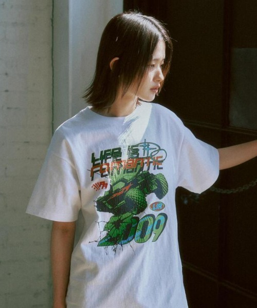 tシャツ A'GEM/9 × .kom 「ROMANTIC CROWN/ロマンティック クラウン」Monster Truck T Shirts/モンス