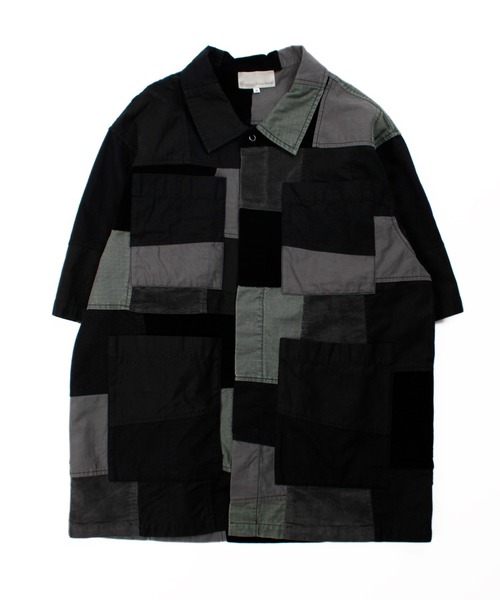 シャツ Universal Style Wear パッチワーク メンズ レディース