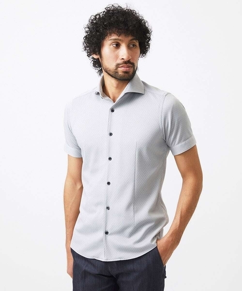 MICHEL KLEIN HOMME（ミッシェルクラン オム） シャツ 半袖 「日本製