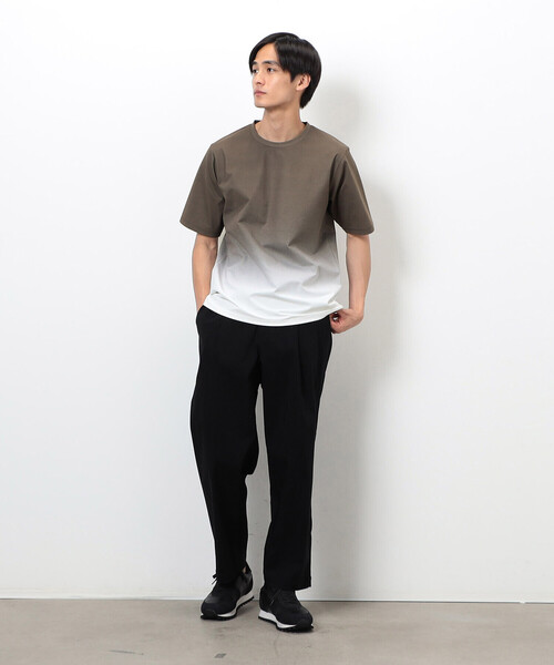 コムコム　ワイドパンツ COMME CA ISM（コムサイズム） スラックス 「スマートベーシックパンツ