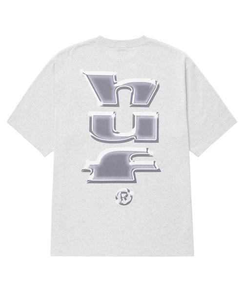 関税込み♪【HUF】Megachrome ロゴ ★ 半袖 Tシャツ OG LOGO TEE / HUF Tシャツ 半袖（Tシャツ/カットソー）｜HUF