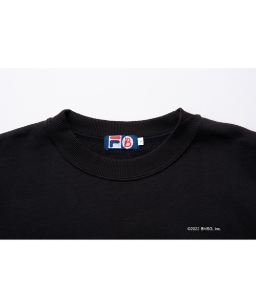 「FILA」 スウェットカットソー M レッド メンズ