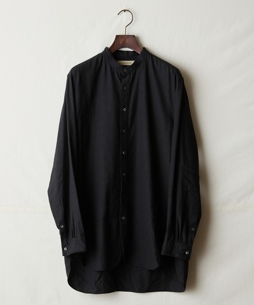 suzuki takayukiシルクコットンシャツ suzuki takayuki コットンシルク スタンドカラーシャツ です♡