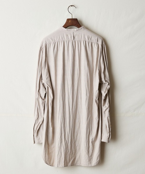 スズキタカユキ　ノーカラーシャツ suzuki takayuki - スズキタカユキ タグ付one piece shawl