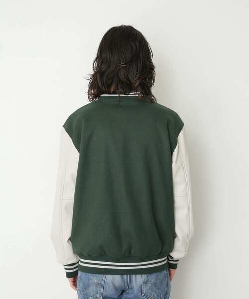 「EBBETS FIELD FLANNEL」 スタジャン MEDIUM ネイビー メンズ_画像7