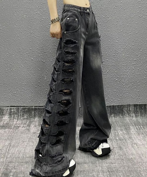 GLAMOROUS JANE（グラマラスジェーン） ワイドパンツ パンツ サイド