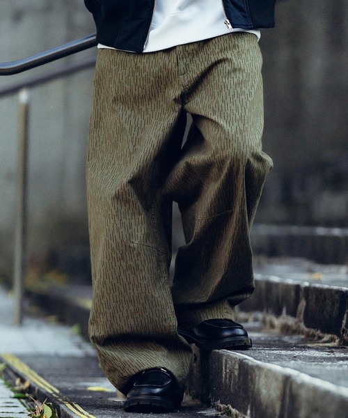 Subciety（サブサエティ） パンツ Rain drop camo tent pants メンズ