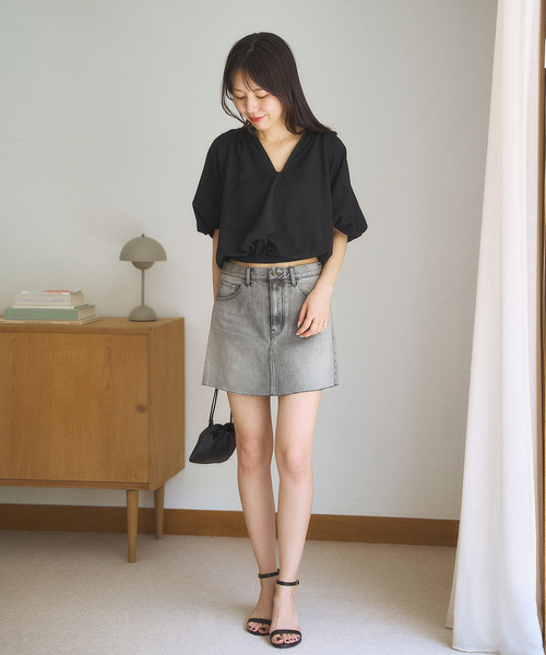 plage ブラウス シャツ gather mini レディース : ZOZOTOWN