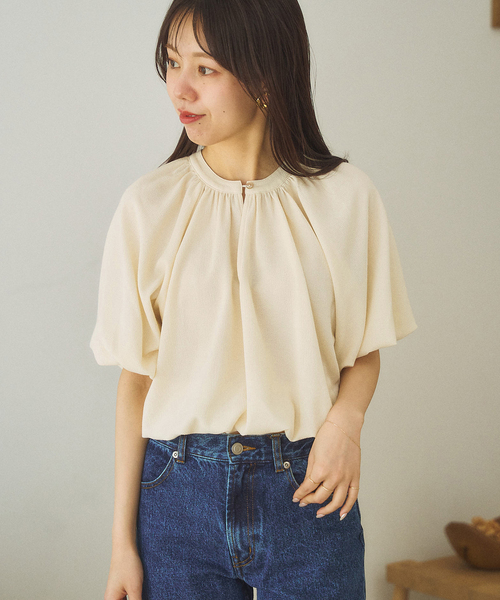 plage ブラウス シャツ gather mini レディース : ZOZOTOWN