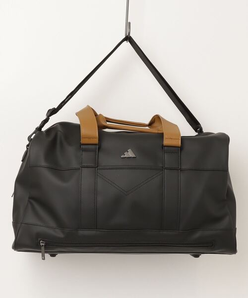 新品！！早い者勝ち！adidas シルバー ボストンバッグ adidas ボストンバッグ 合成皮革 ボストンバッグ「adidas Golf
