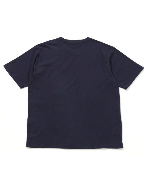 「NANO universe」 半袖Tシャツ M ネイビー メンズ