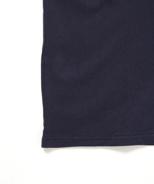 「NANO universe」 半袖Tシャツ M ネイビー メンズ