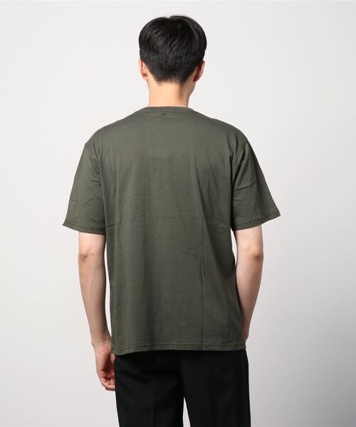 「NANO universe」 半袖Tシャツ M ネイビー メンズ