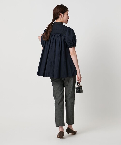 ブラウス シャツ エンブロイダリー ショートスリーブ ブラウス レディース UNITED ARROWS ブラウス シャツ エンブロイダリーショート