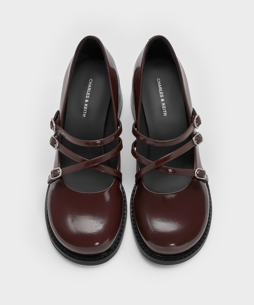 【新品】【未使用】 CHARLES&KEITH ストラップ付きパンプス CHARLES ＆ KEITH（チャールズ&キース） パンプス トリプルストラップ