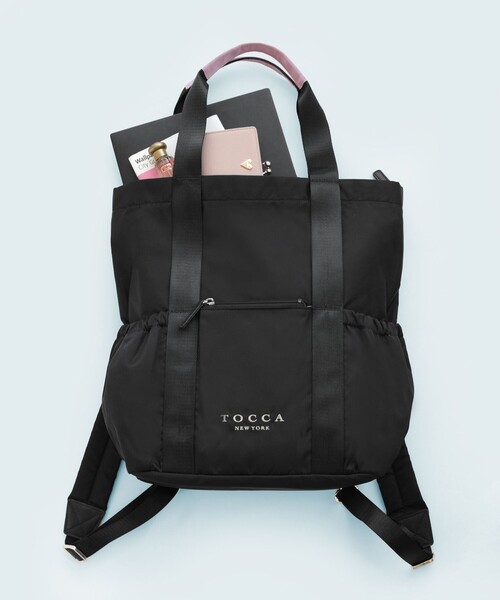 ＴＯＣＣＡリュック TOCCA デイバック リュック CAROVANA BACKPACK 10ポケットバック