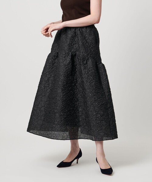 Drawer ジャガード　スカート 36 UNITED ARROWS（ユナイテッドアローズ） スカート ジャガード スカート