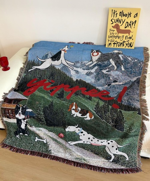ブランケット Dog Paradise Tapestry Blanket : ZOZOTOWN Yahoo!店