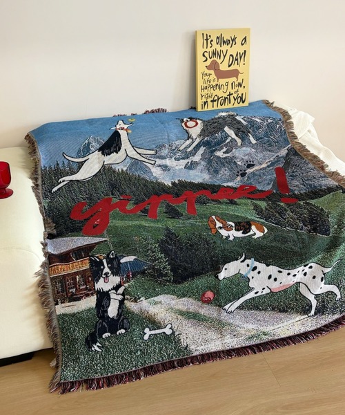 に*く様 VAULTROOM DOG & DUCK BLANKET ブランケット 【公式通販】