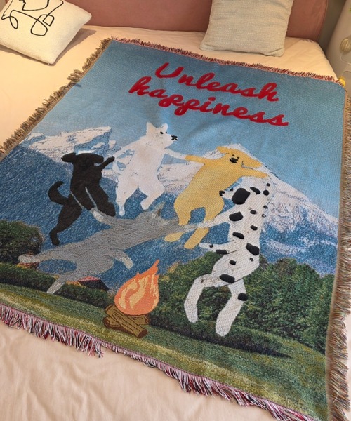 ブランケット Dog Paradise Tapestry Blanket : ZOZOTOWN Yahoo!店