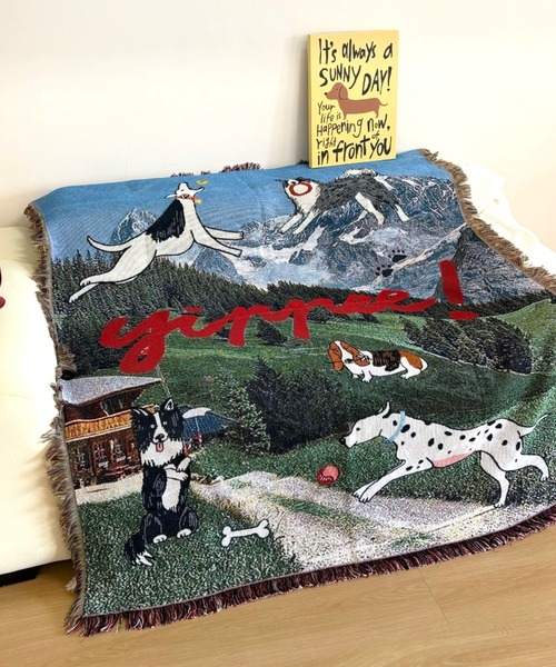 ブランケット Dog Paradise Tapestry Blanket : ZOZOTOWN Yahoo!店