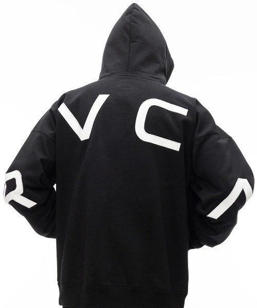 完売品RVCA バックロゴジップスウェットパーカー RVCA パーカー 「RVCA/ルーカ」24AW FAKE ZIP HD/バックプリント