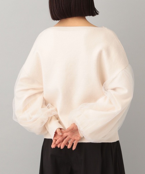 A part by（アパートバイ） 長袖ニット FREE ブラック レディース