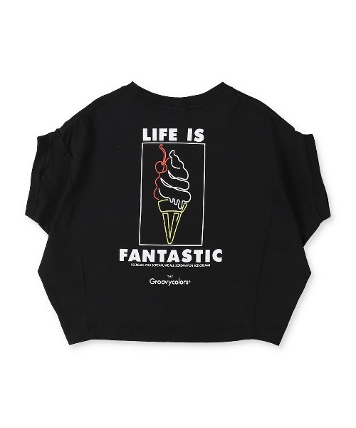 「GROOVY COLORS」 「KIDS」半袖Tシャツ 120 ブラック キッズ_画像5
