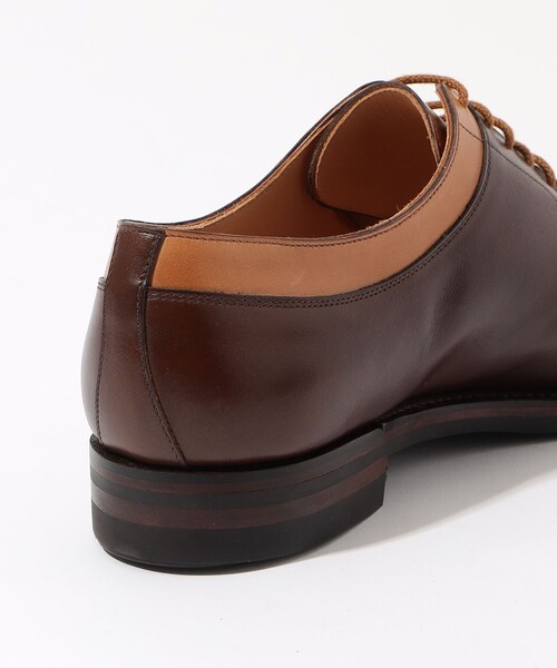 シューズ 「別注」 CROCKETT＆JONES SHELTON5 アンティークカーフレザー Uチップ レザーシューズ メンズの画像