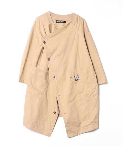 mercibeaucoup,（メルシーボークー） ノーカラーコート 01 ブラック