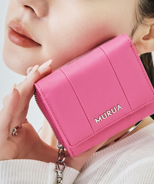 Muleau☆ムル☆ピンク☆財布 MURUA(ムルーア)長財布 MR-W1401[品番：EGLB0000346]｜ELGAES