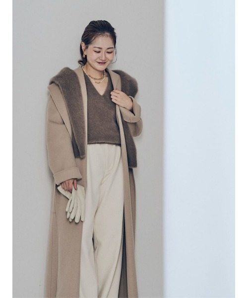 allureville（アルアバイル） ステンカラーコート コート カシミヤ混