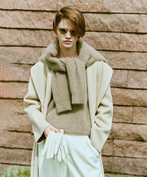 allureville（アルアバイル） ステンカラーコート コート カシミヤ混