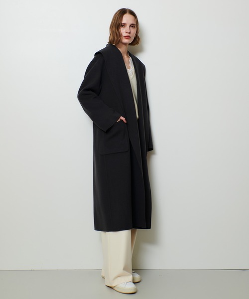 allureville（アルアバイル） ステンカラーコート コート カシミヤ混