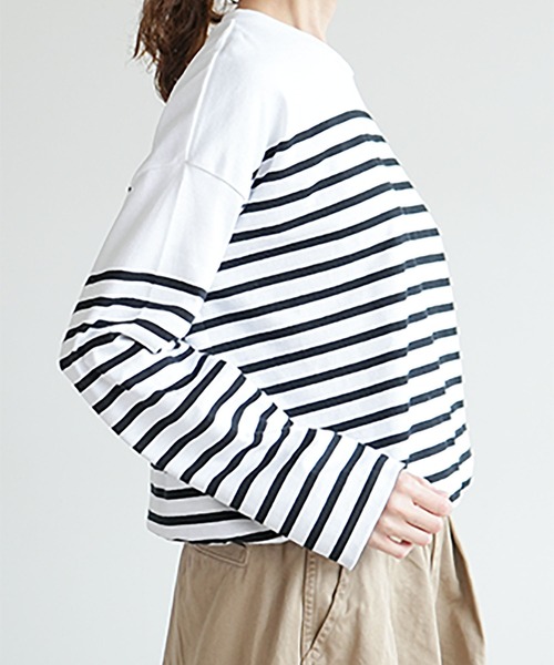 SOLAMONAT（ソラモナ） tシャツ バスクボーダーショートドローコード