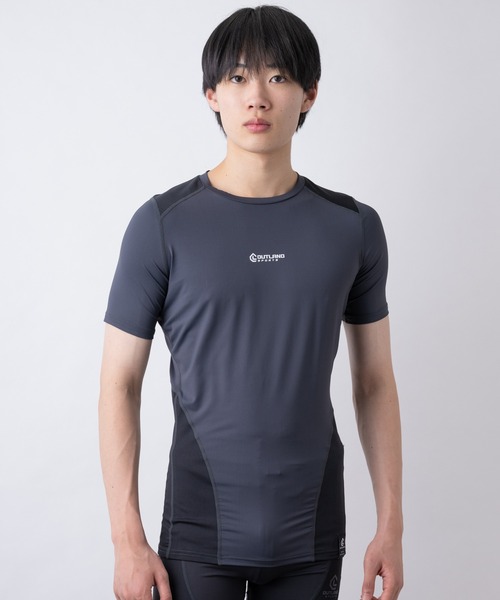 TETE SELECTION」骨盤矯正コンプレッション半袖Tシャツ/OUTLAND