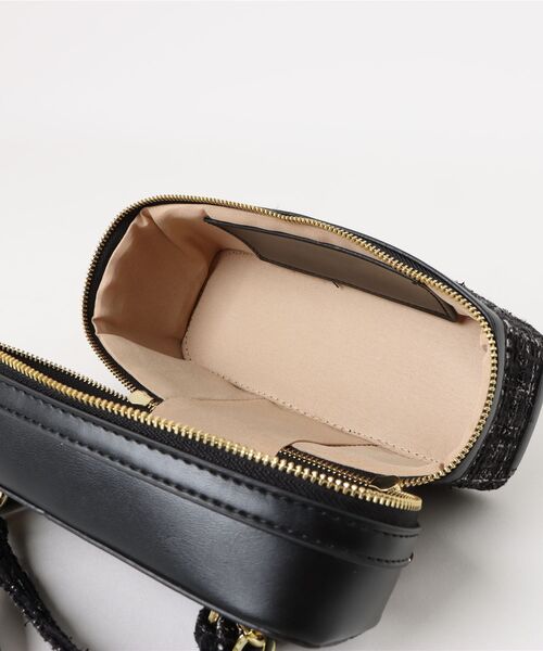 soleile バニティバック　トープ florist（フローリスト） ハンドバッグ 「2WAYショルダー付」 ラメ