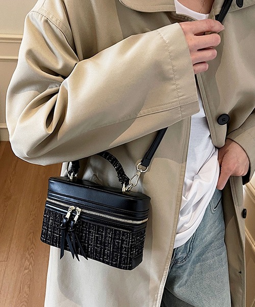 florist（フローリスト） ハンドバッグ 「2WAYショルダー付」 ラメ