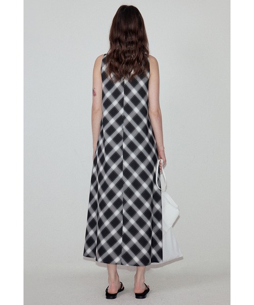 「Fano Studios」 ノースリーブワンピース L ブラック系その他 レディース