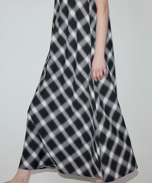 「Fano Studios」 ノースリーブワンピース L ブラック系その他 レディース