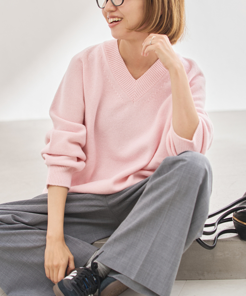 FRAMeWORK（フレームワーク） ニット セーター ラグランスリーブ V