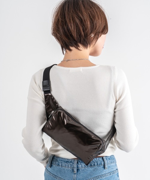 未使用タグ付き✨ジャックゴム ボディーバッグ ウエストポーチ ブラック jack gomme（ジャックゴム） ウエストポーチ ウエストバッグ 「JACK